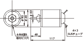 MF型 大口径多用途バルブ φ3(MFφ3型) | グリースレス切換バルブ