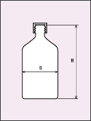 石英試料瓶の図