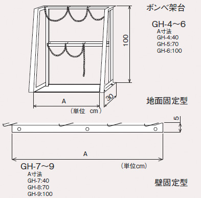 ボンベ架台図