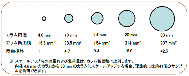 スケールアップ図