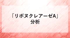 「リボヌクレアーゼA」分析