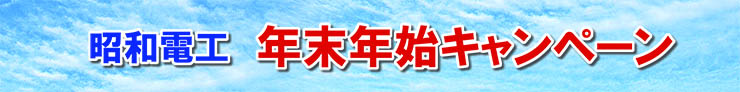 昭和電工 年末年始キャンペーン
